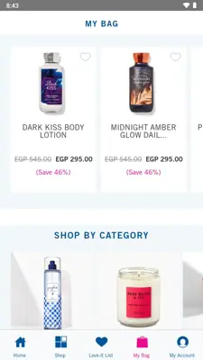 Bath&BodyWorks android App screenshot 2